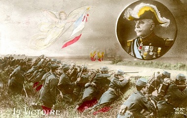 Carte postale ancienne - Guerre de 14-18 - La Victoire