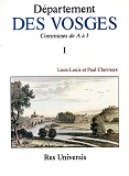 Couverture du livre Département des Vosges - communes de A à I